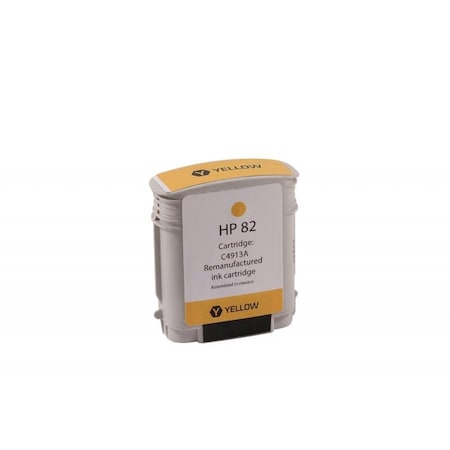 Clover Imaging Group WF Remanufactured High Yield Yellow Wide Format Ink Cartridge WH82Y
